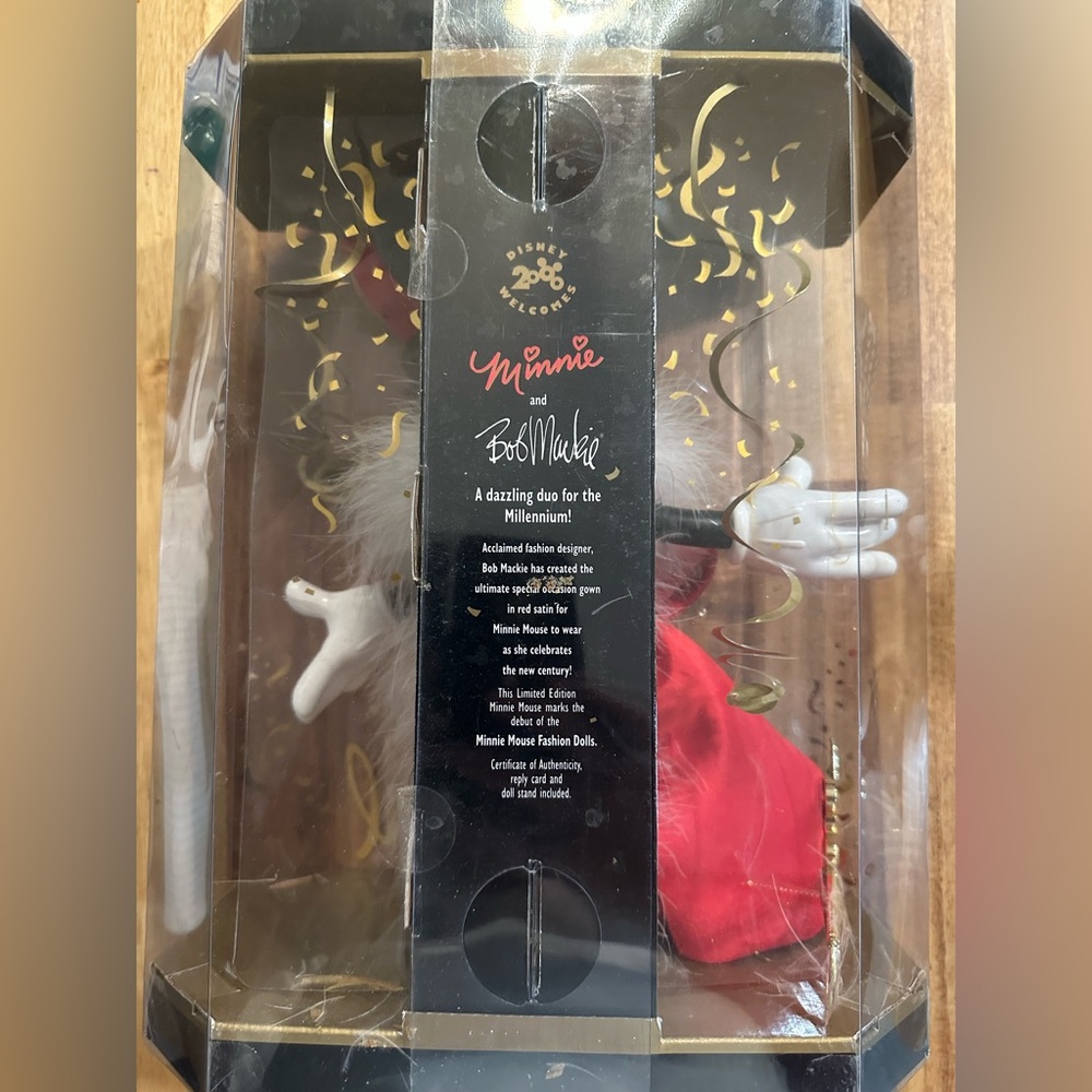 Limited Edition 1999 Disney Millennium Minnie Mouse Collector Doll - Picture 4 of 6